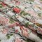 1 Yard Stretch Cotton Sateen Parrots Play Amongst Flowers Print Fabric